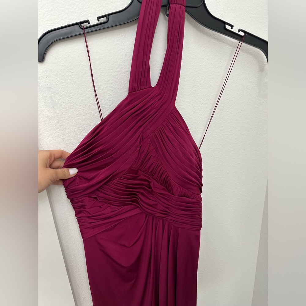 Adrianna Papell Burgundy Gown, size 2P